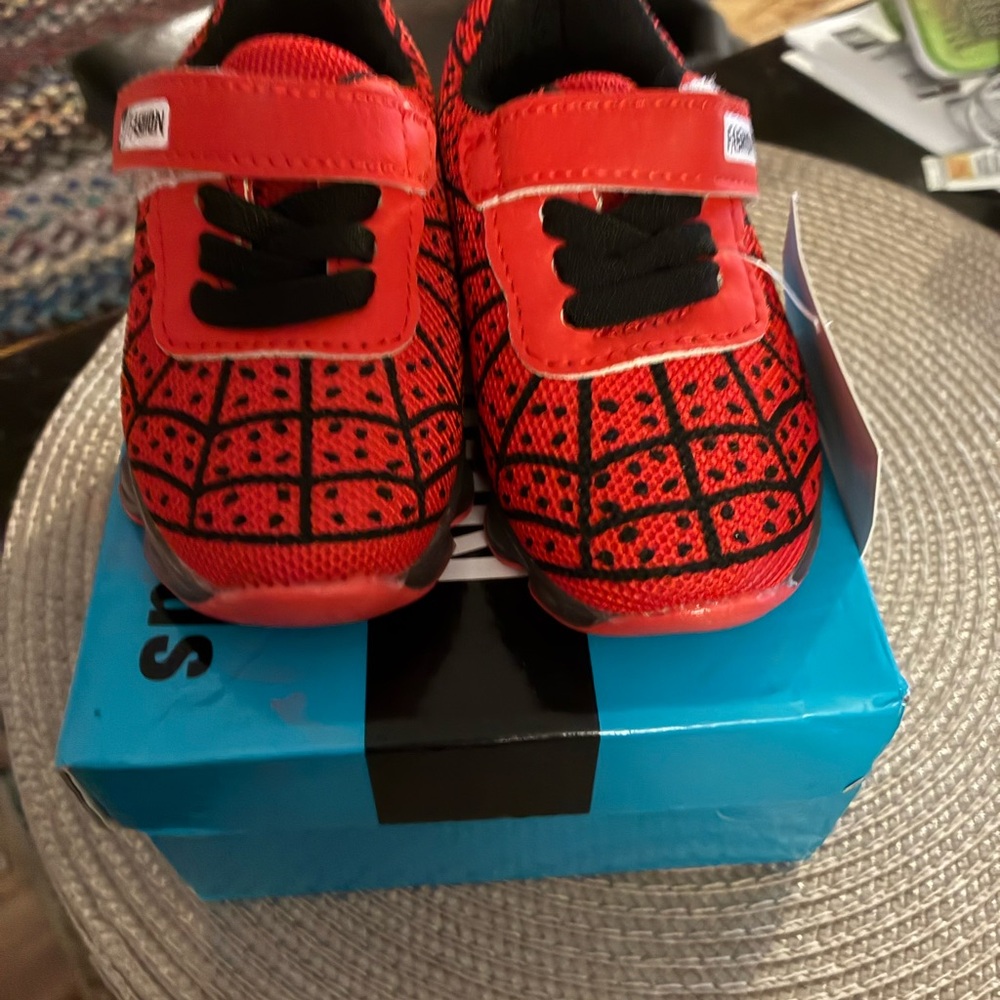 Kids Red and Black Shoes